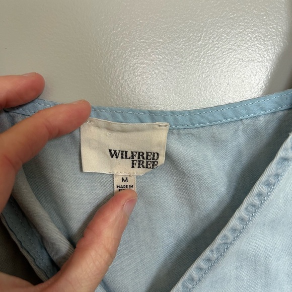 Wilfred Blue Chambray Sleeveless Camisole - Picture 2 of 4